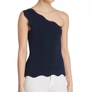 Bailey 44 Jasmine Scalloped One-Shoulder Top